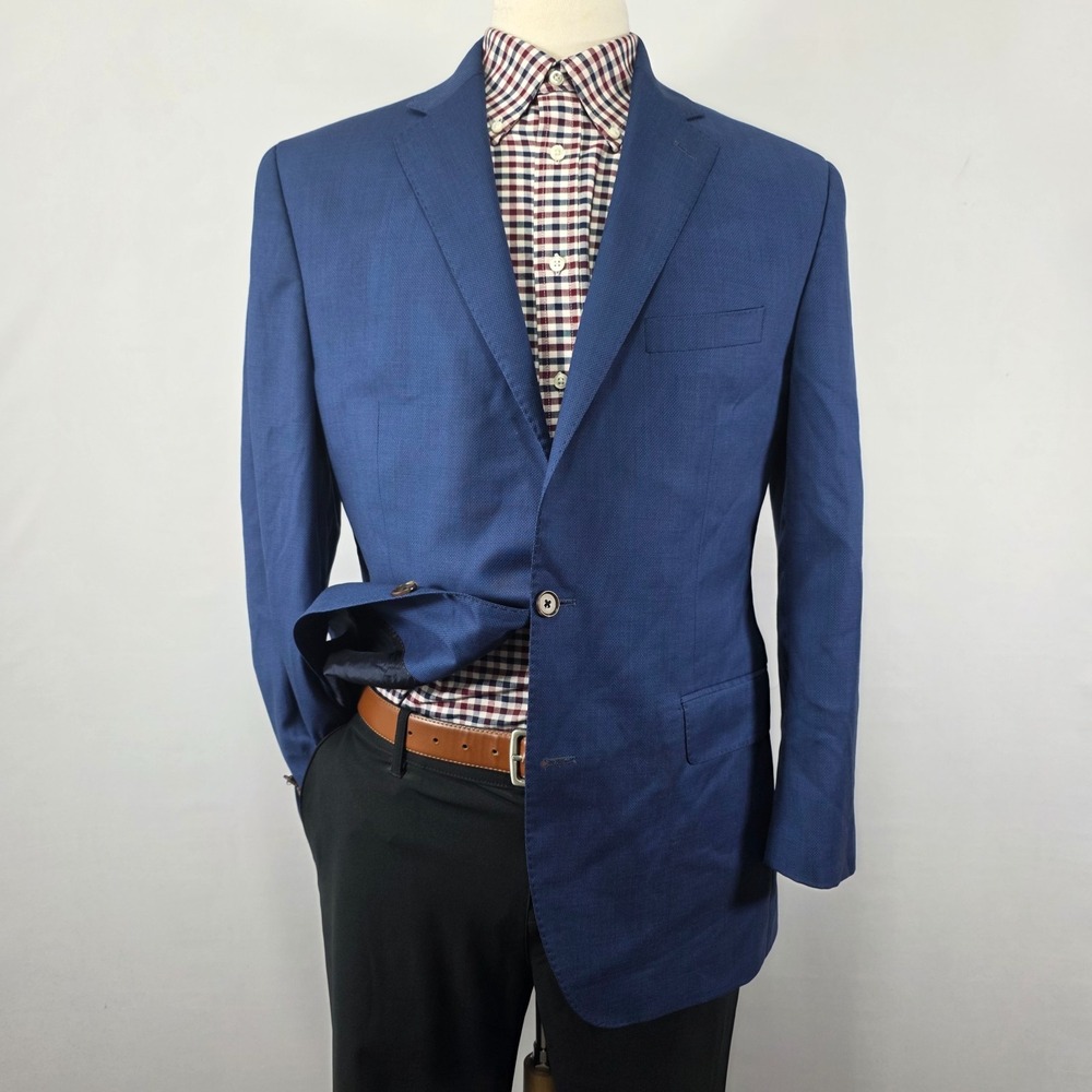 Daniel Cremieux Men's Sport Coat Blazer Two Button Zelander Loro Piana Wool 44S